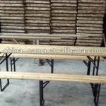 foldable wooden beer table set for mail order carton
