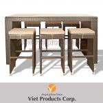 Boulevard - Flat Wicker Dining set