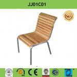 Stainless steel teak dinning chair JJ01C01