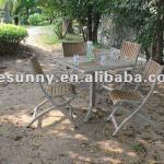 Cast aluminum furniture set