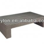 Brown Rattan All weather Wicker Garden Coffee Table