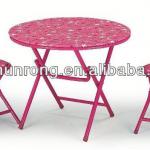 good quality nice Round folding study table and chair