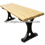 Wooden And Cast Iron Garden Bench