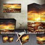 Landscape sunrise painting simple living room furniture