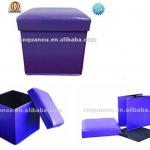 2013 ottoman New Style Morden cheap Foldable folding Portable Storage Ottoman QO-9001-1-QO-9001-1
