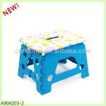 New design cheap plastic folding single step stool