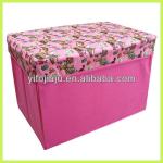 ottoman furniture Modern Style Fabric Square Storage Chairs-YF-CS085