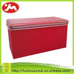 Polyester square storage folding stool