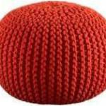 100% Cotton Knitted Pouff/Ottomon/Pouf