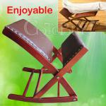 Comfortable Rocking Footrest Foot Stool For Leg Rest Support Relax-PU Leather