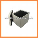 PVC Collapsible Storage Ottoman Single inventories