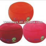 PVC Inflatable flocked stool