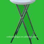 Modern blow mould plastic and metal folding bar stools