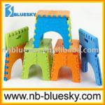 Colorful Plastic Folding Stool-BS1007008