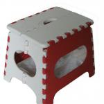 White red high quality plastic folding stool