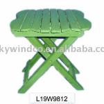 butterfly shape folding wooden stool L19W9812