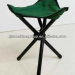 Folding metal stool