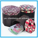 foldable storage stool box