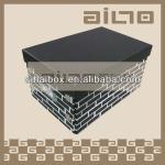 2012 hot sale colorful new design folding storage ottoman