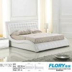 2013 HOT! Modern soft bed in fabric or leather, pu #BL1132-BL1132#