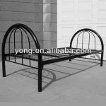 single steel bed