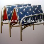 Metal folding bed
