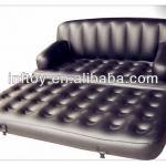 black double PVC inflatable bed