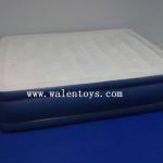 convenient inflatable air bed with top flocked
