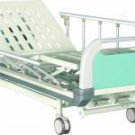 foldable three-function hospital manual bed