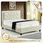 Best selling modern bedroom furniture leather bed-LBD6388