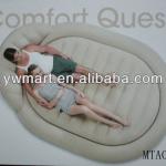 2013 most popular and comfortable PVC flocking inflatable adult bed