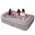 intex 68974 deluxe inflatable air bed with frame inflatable bed