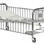 Stainless steel children hospital bed