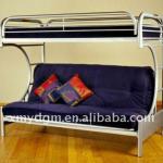 silver metal sofa bunk bed for adult (MLBK-11)