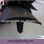 high quality black color u/h/t PVC/ ABS t profiles for decoration