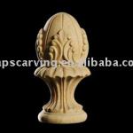 wood finials,wood curtain rod finial,wood carved finials