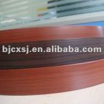 Grade A Pre-glued 2*20mm wood grain pvc edge banding for mdf in Middle east market