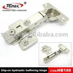 Hydraulic kitchen cabinet hinges