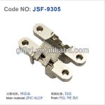zinc alloy stainless steel concealed cross hinge