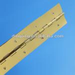 Metal piano hinge Plated brass hinge