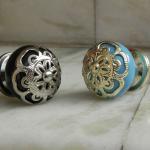 Hand Painted Ceramic Knob (26)