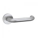 European,South America and Australia ,USA stainless steel lever door handle on rosette-GF0112-SS