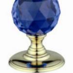 Brass and Glass ball Cabinet Knob WB-GK013