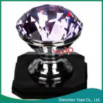 Zinc Alloy Purple Crystal Ceramic Drawers Pull Knobs