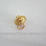 Small plastic handle with gold color for wholesale