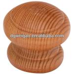 Low price wooden furniture knob-wooden door knob