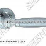 AZ03-399 SN/CP zinc handle door lock