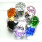 Colored Furniture Crystal Knobs Glass Knob For Door