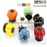 High quality white or colored kitchen cabinet ceramic knobs-E-026-1