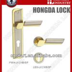Key door lock with handle